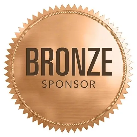A bronze sponsor seal with the word " bronze " written on it.